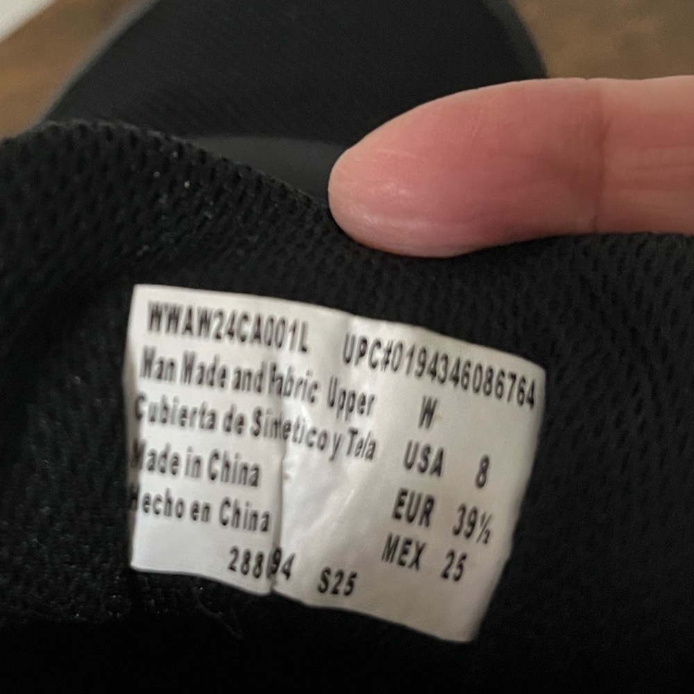 Black Athletic Sneakers | Lightweight Comfort | Women’s Size 8 - Picture 3 of 8
